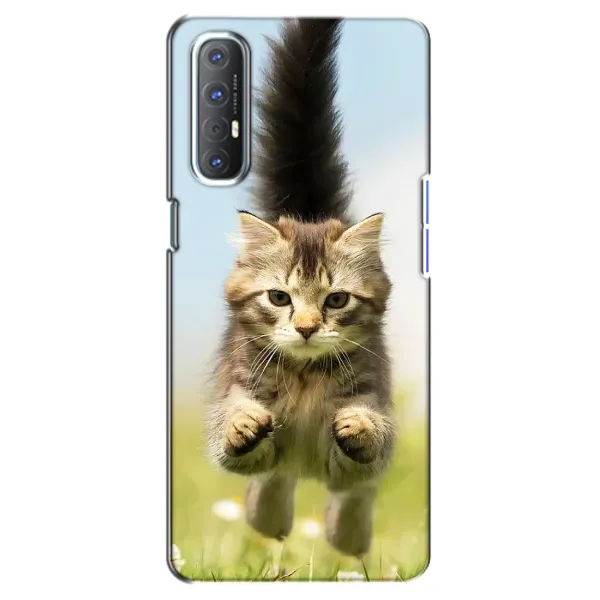 Чехол с принтом «Прыжок кота» для OPPO Reno 3 Pro