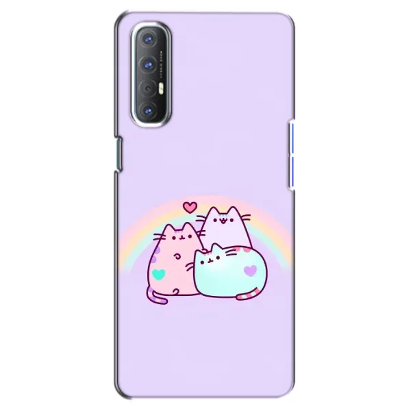 Чехол с принтом «Радужные котики» для OPPO Reno 3 Pro