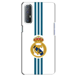 ФК Реал Мадрид чохли для Oppo Reno 3 Pro (AlphaPrint) (Реал Мадрид на білому)