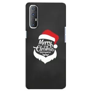Рождественские Чехлы для Oppo Reno 3 Pro (VPrint) (Санта Крисмас)