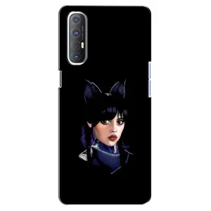 Чохли Венсдей на Oppo Reno 3 Pro Уенсдей (AlphaPrint) (серйозна Венздей)