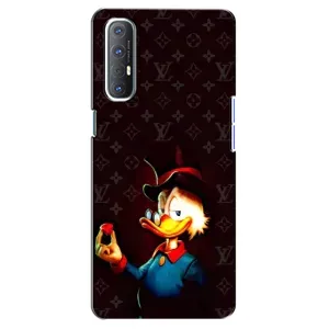 Чехлы для Oppo Reno 3 Pro - Скрудж МакДак Louis Vuitton (PREMIUMPrint) (Скрудж с бриллиантом)