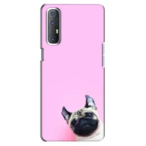 Чехлы с собаками для Oppo Reno 3 Pro (VPrint) (Смешная собака)