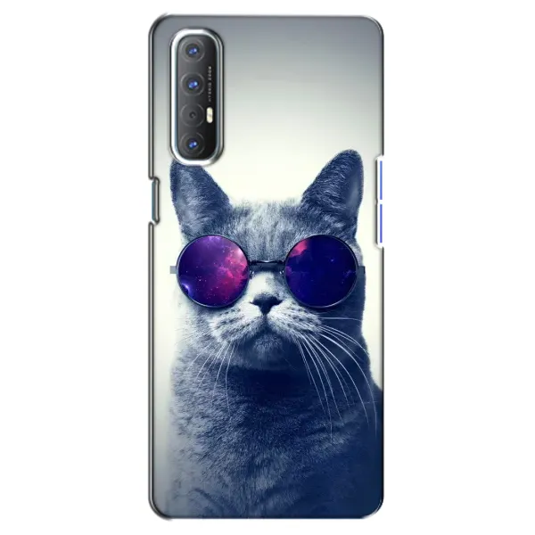 Чехол с принтом «Стильный кот» для OPPO Reno 3 Pro