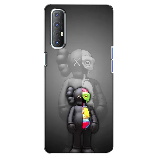Чехол с принтом «Тело Bearbrick» для OPPO Reno 3 Pro