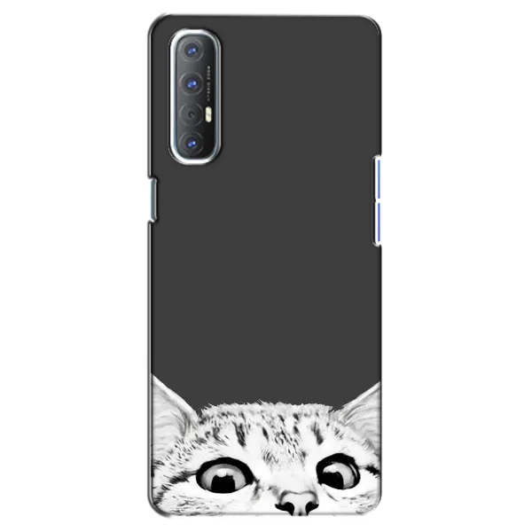 Чехол с принтом «Выглядывает кот» для OPPO Reno 3 Pro