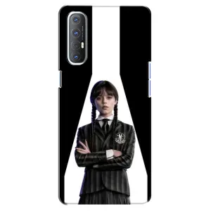 Чохли Венсдей на Oppo Reno 3 Pro Уенсдей (AlphaPrint) (W-Wednesday)