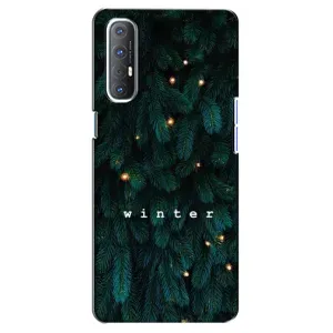 Новогодние, Праздничные Чехлы для Oppo Reno 3 Pro - 2024 год (Winter)