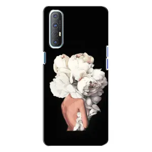Чехлы (ART) Цветы на Oppo Reno 3 (VPrint)