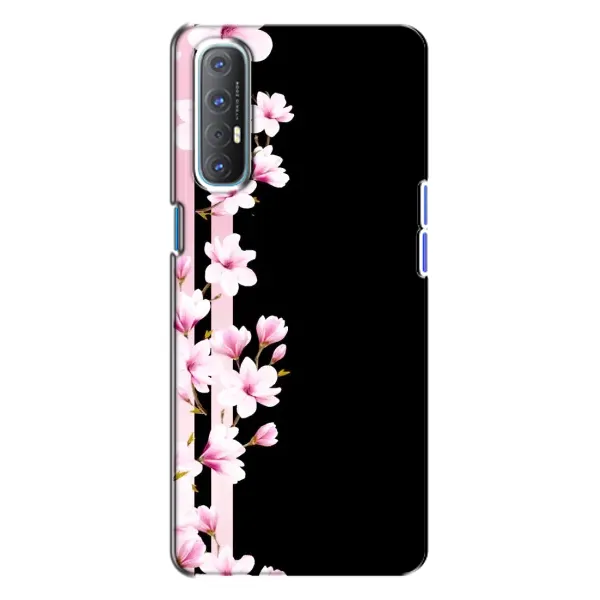 Чохол з принтом «Квіточки» для OPPO Reno 3
