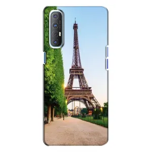 Чохол Ейфелева Вежа Oppo Reno 3 - (AlphaPrint) (Дорога до Парижу)