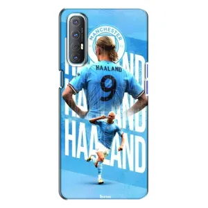 Чехлы с футболистом Ерлинг Холанд для Oppo Reno 3 (AlphaPrint) (Erling Haaland)