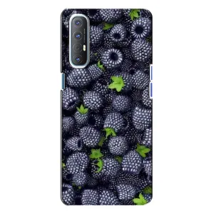 Чохли з фруктами для Oppo Reno 3 (VPrint) (Ожина)