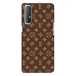 Чохли Луі Вітон для Oppo Reno 3 (AlphaPrint - LOUIS VUITTON) (фон LOUIS VUITTON)