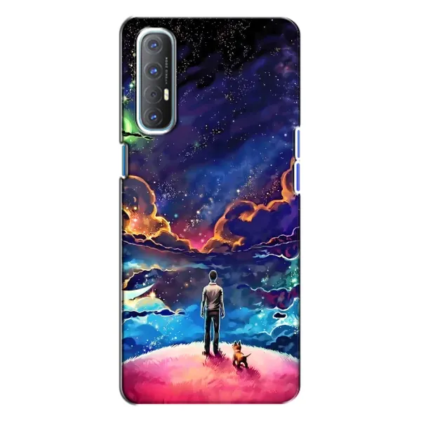 Чохол з принтом «Вид Галактики» для OPPO Reno 3