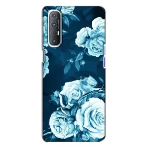 Чехлы (ART) Цветы на Oppo Reno 3 (VPrint) (Блактині бутони)