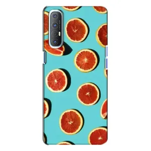 Чохли з фруктами для Oppo Reno 3 (VPrint) (Грейпфрут)