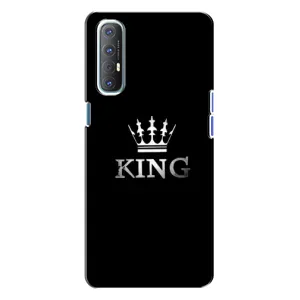Чехол с Короной Оппо Рено 3 - (AlphaPrint) (KING)