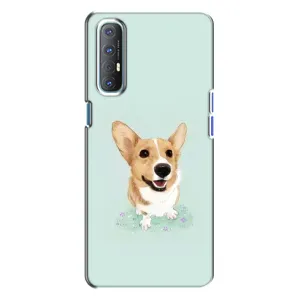 Чохли з собаками для Oppo Reno 3 (VPrint) (Коргі)