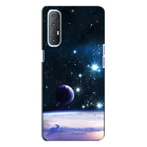 Космічні Чохли для OPPO Reno 3 (VPrint) (Космічний вид)