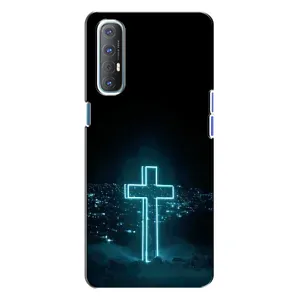 Чехол для Oppo Reno 3 (AlphaPrint) - (Христианские)