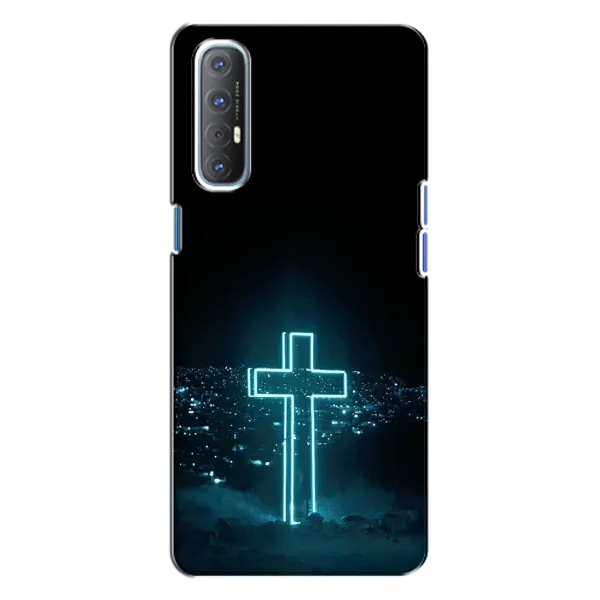 Чехол с принтом «Крест и город» для OPPO Reno 3 Чехол с принтом «Крест и город» для OPPO Reno 3
