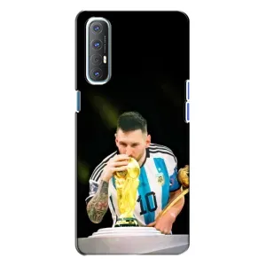 Чехлы для Oppo Reno 3 (Leo чемпион) (AlphaPrint) (Кубок Месси)