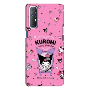Чехлы с топовыми принтами для Оппо Рено 3 (KUROMI)