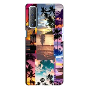 Силіконовий чохол з КАРТИНКАМИ літо для Oppo Reno 3 (AlphaPrint) (Літня відпустка)