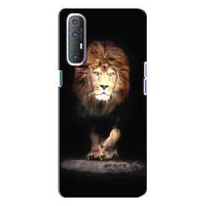 Чехол со Львом для Oppo Reno 3 (VPrint) (Лев)