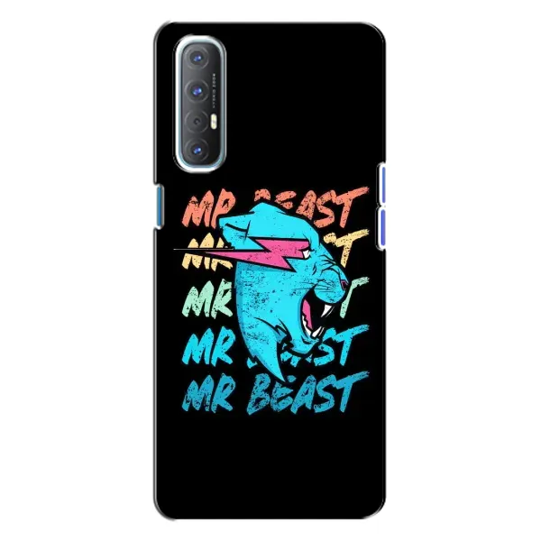 Чохол з принтом «logo Mr beast» для OPPO Reno 3