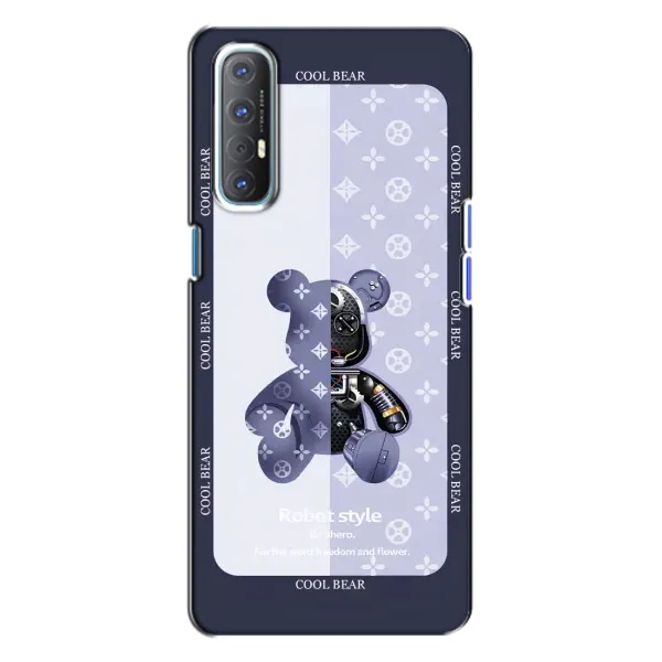 Чохол з принтом «Медведик LV» для OPPO Reno 3