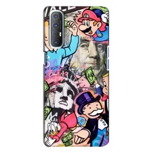 Чехлы с крутыми принтами для Oppo Reno 3 - (PREMIUMPrint) (Monopoly man)