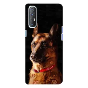 Чехлы с картинками животных Oppo Reno 3 (Овчарка)