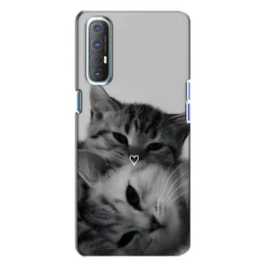 Чехол с принтом «Пара котов» для OPPO Reno 3