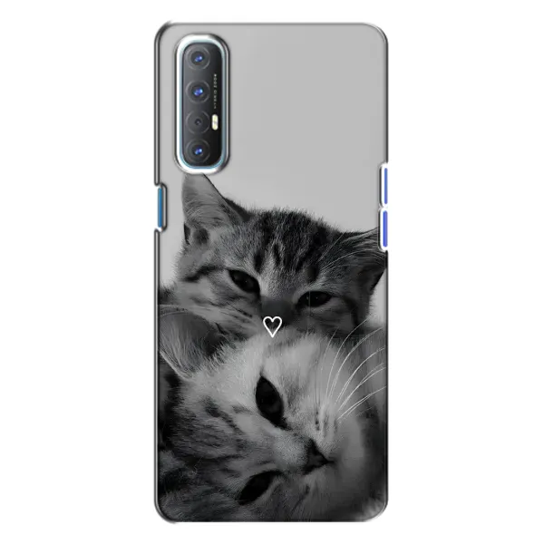 Чехол с принтом «Пара котов» для OPPO Reno 3