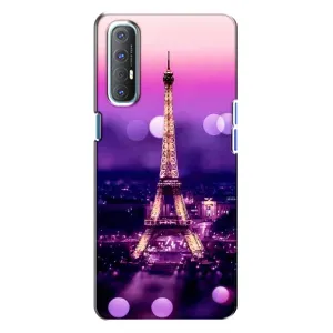 Чехол Эйфелева Башня для Oppo Reno 3 - (AlphaPrint)