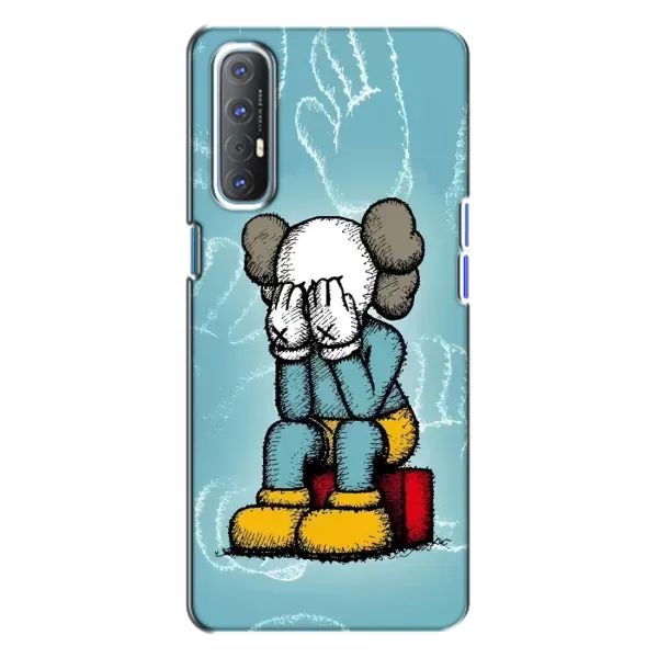Чохол з принтом «Плач Bearbrick» для OPPO Reno 3