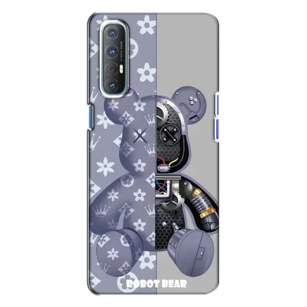 Чохол з принтом «Робот Медведик» для OPPO Reno 3
