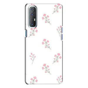 Чохол з квітковим принтом на OPPO Reno 3