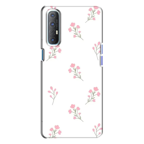 Чохол з принтом «Рожеві квіти» для OPPO Reno 3 Чохол з принтом «Рожеві квіти» для OPPO Reno 3