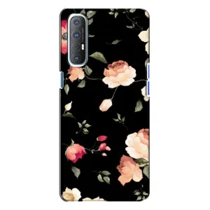 Чохли з квітами для Oppo Reno 3 (VPrint) (Трояндочки)
