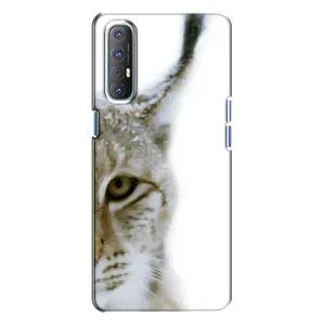 Чехлы с картинками животных Oppo Reno 3 (Рысь)