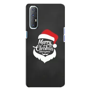Різдвяні Чохли для Oppo Reno 3 (VPrint) (Санта Крісмас)