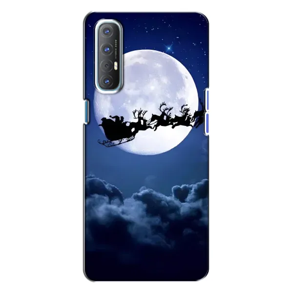 Чехол с принтом «Санта - луна» для OPPO Reno 3