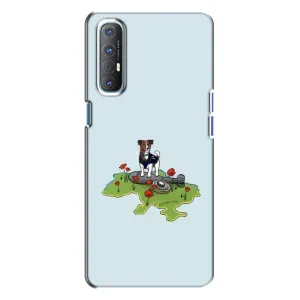Чехлы с картинкой собаки Патрон для Oppo Reno 3 (AlphaPrint) (Сапер Пес)