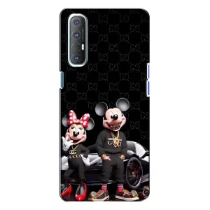 Чехол Disney Mouse Oppo Reno 3 (PREMIUMPrint) (Семья Маусов)
