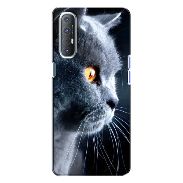 Чохол з принтом «Сірий Кіт» для OPPO Reno 3