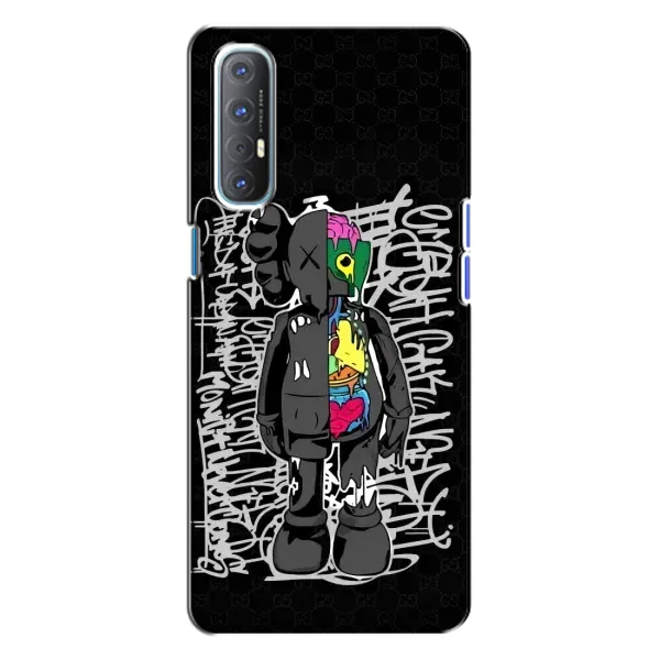 Чохол з принтом «Стиль Bearbrick» для OPPO Reno 3