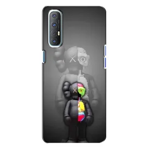 Чехлы для Oppo Reno 3 - Bearbrick Louis Vuitton (PREMIUMPrint) (Тело Bearbrick)
